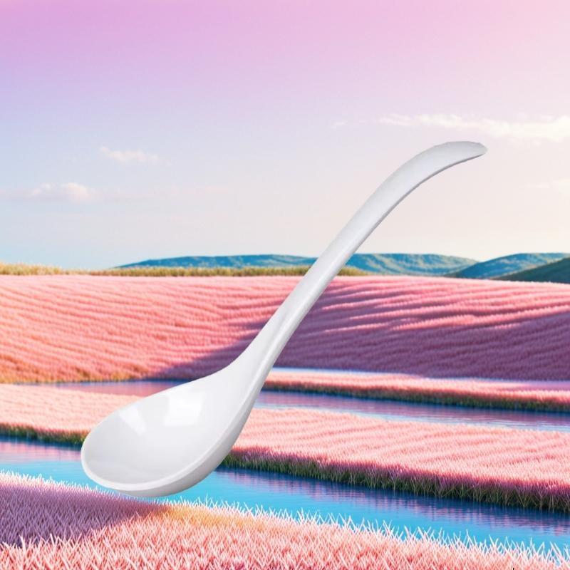 Melamine Long-Handled Soup Spoon