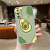UP9 Avocado Fruits Transparent Phone Case for Samsung Galaxy A04 A04S A14 A23 A34 A54 M23 M33 M52 M53