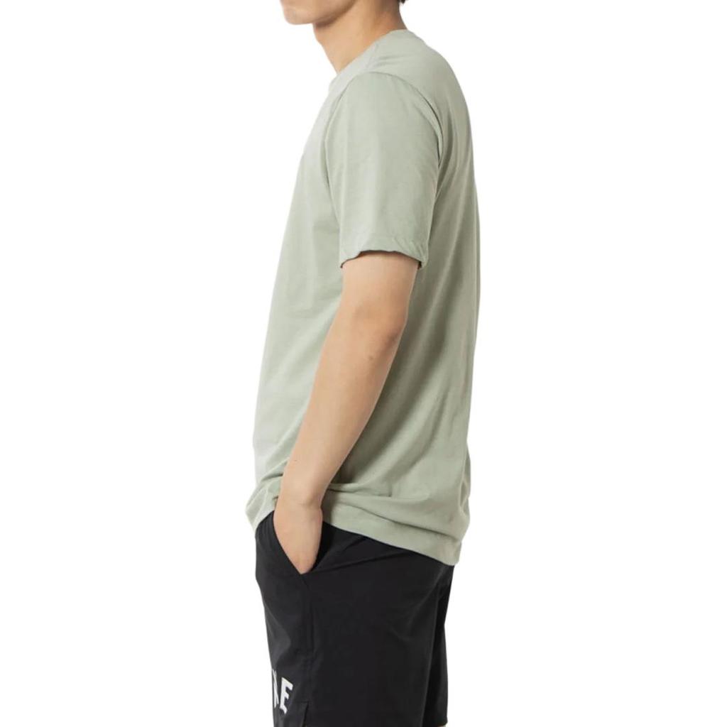 Nike Camiseta Sólida Macia Confortável Casual Manga Curta Masculina Tops Verde-Grama AR4999-371