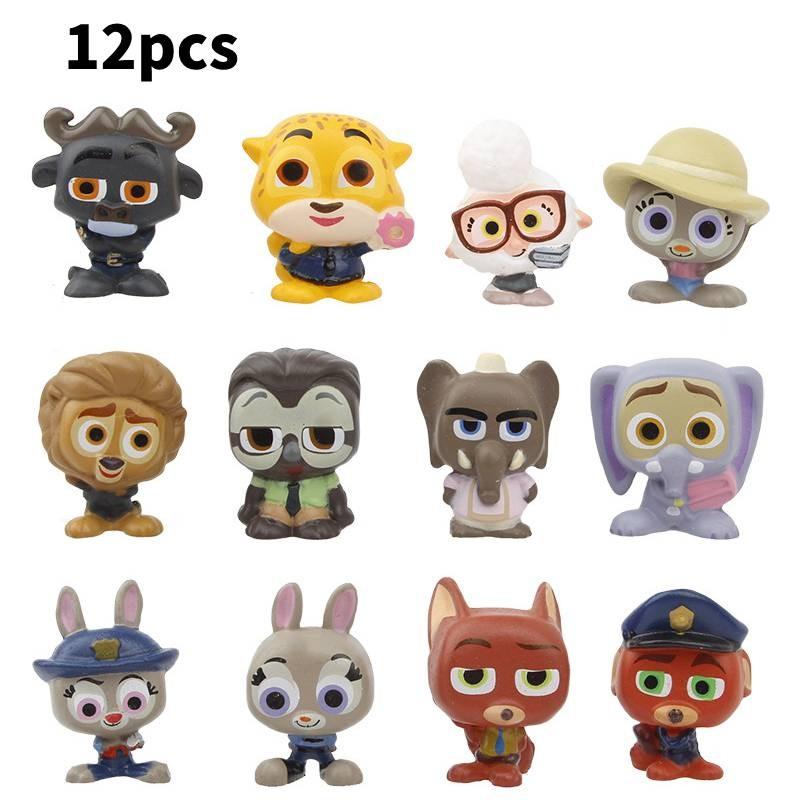 Figure Action Zootropolis Cartoon Model Toy Decoration Doll Kid Ornament Gift