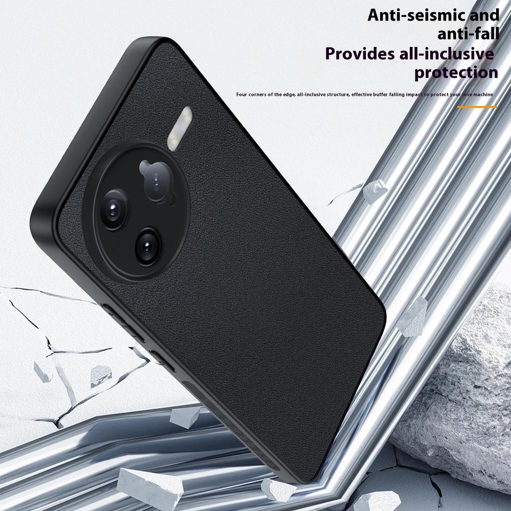 For Xiaomi Poco F7 Ultra 5G/Redmi K80 Pro 5G Case PU Leather Coated PC+TPU Anti-Drop Phone Cover