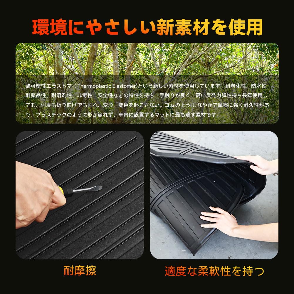 Compatible with 30 Series and Late Luggage Trunk 3D Car Cargo Car Supplies Vellfire/Alphard (Early Models) Mat, Mat, Mat, Foldable, Stain-Resistant,