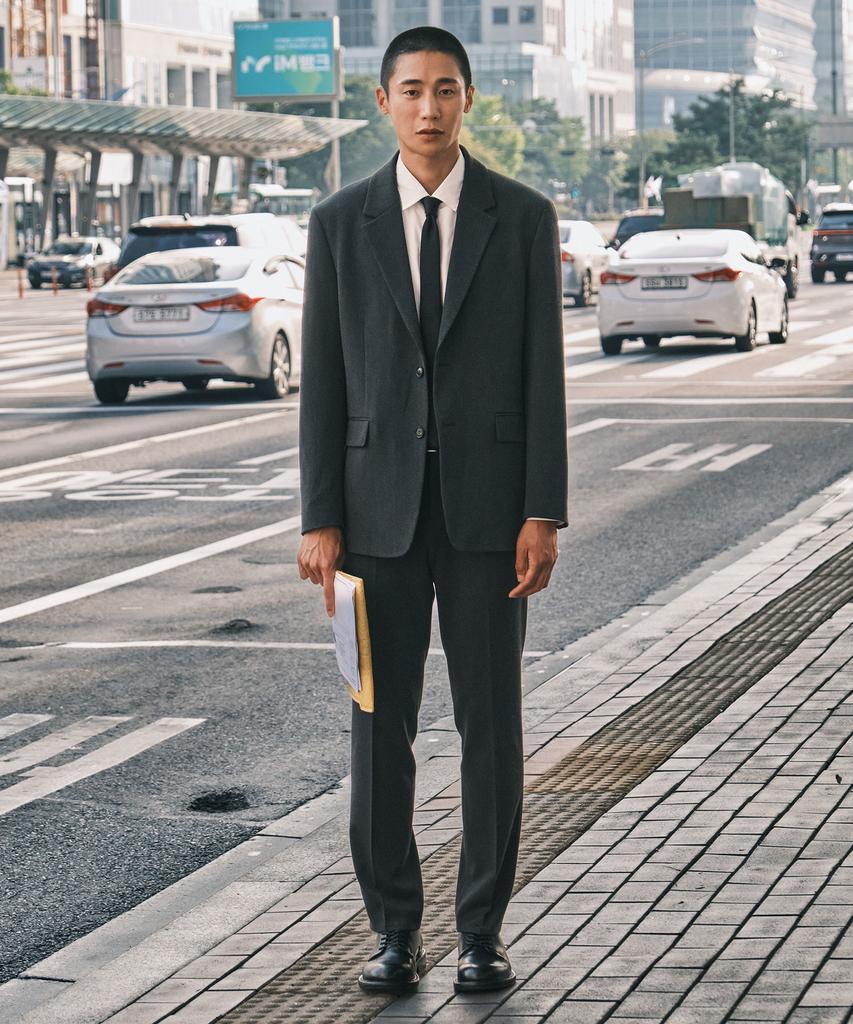 STCO Vibe Shift Twill Elastic Waist Slacks_Gray (Straight Fit)_Sepxa01Csg