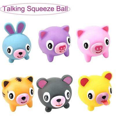 Žaislai su kalbančiais gyvūnais, kūdikių žaislai „Jabber Ball“ liežuvis, atleidžiamas nuo streso, švelnus, mielas tigro kiaulytės, šunų kamuoliukas. Puikios dovanos vaikams Suaugusiųjų kūdikių žaislas