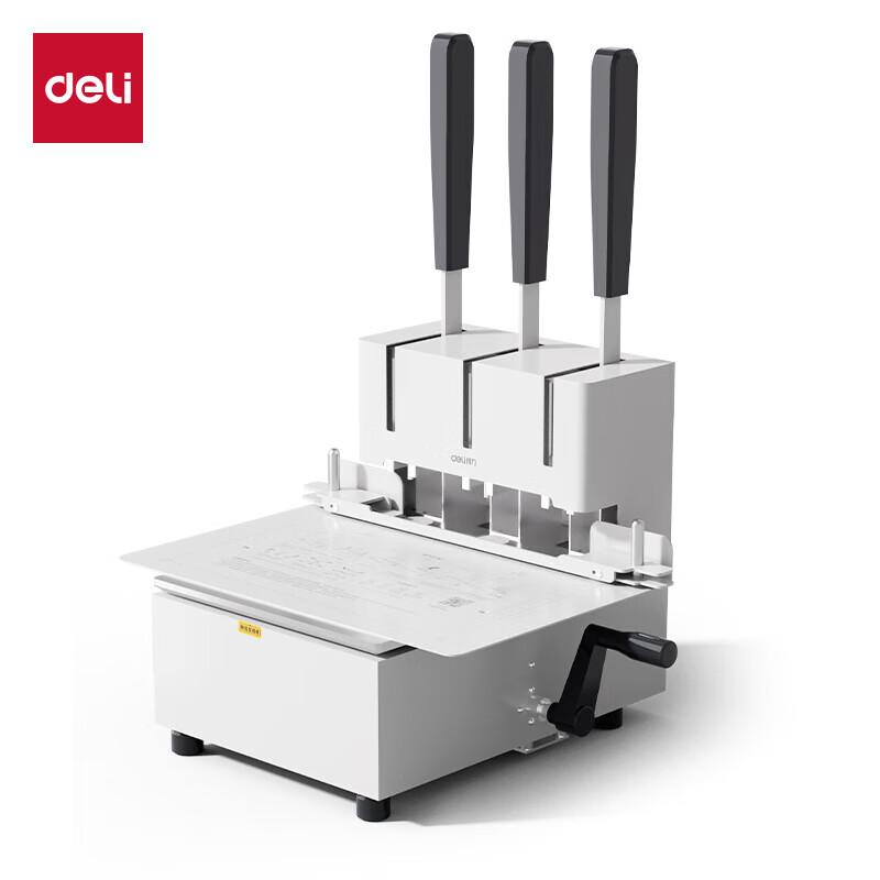 Deli Manual 3-Hole Thread Binding Machine