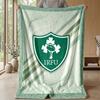 Coperta in Flanella Pile Rugby Irlanda Coperta Calda e Accogliente per Divano Letto Viaggio Uso in Tutte le Stagioni