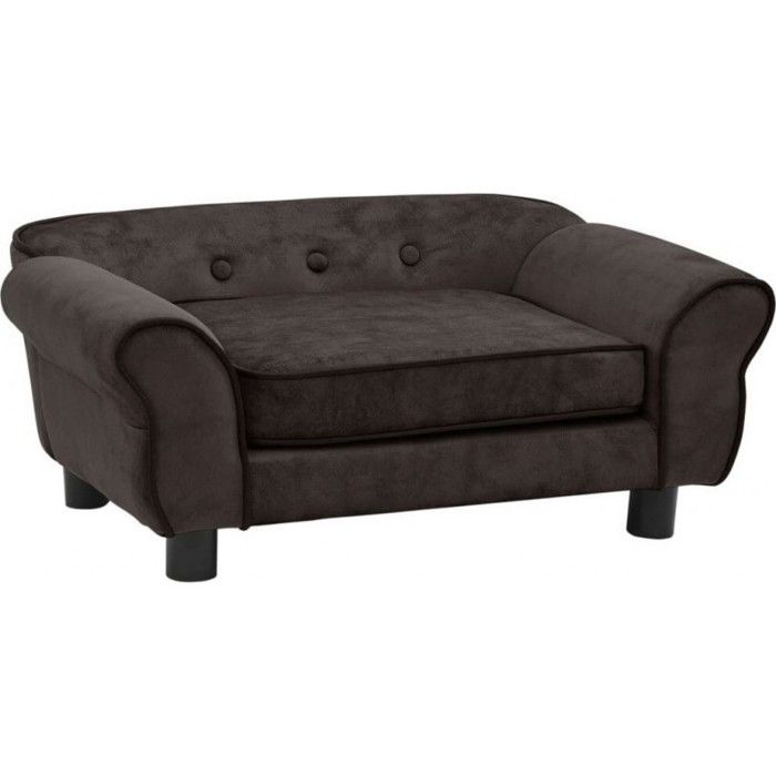 Canapé pour chien - vidaXL - Marron - 72x45x30 cm - Peluche - Intérieur
