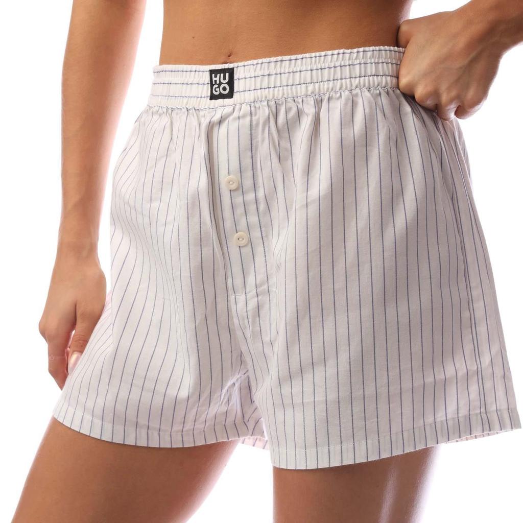 Hugo Womens/Ladies Maia Pinstripe Pyjama Shorts