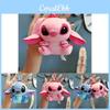 Entzückender Stitch Plüsch Schlüsselanhänger Mini Spielzeug Perfektes Geschenk Niedliche Blaue Rosa Puppe