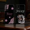 J-Juicy C-Couture Chic Girly Phone Case For Samsung S25,24,23,22,30,21,10,9,Ultra,Plus,Lite Soft Black Case
