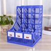 Three-Tier Plastic Document Organizer for Office and Desktop