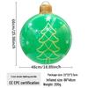 Eco-Friendly PVC Cartoon Inflatable Christmas Ball for Indoor Courtyard Decor