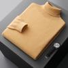 Men's High-Neck Cashmere Pullover Sweater, Autumn/Winter 2025, Loose Knitwear.