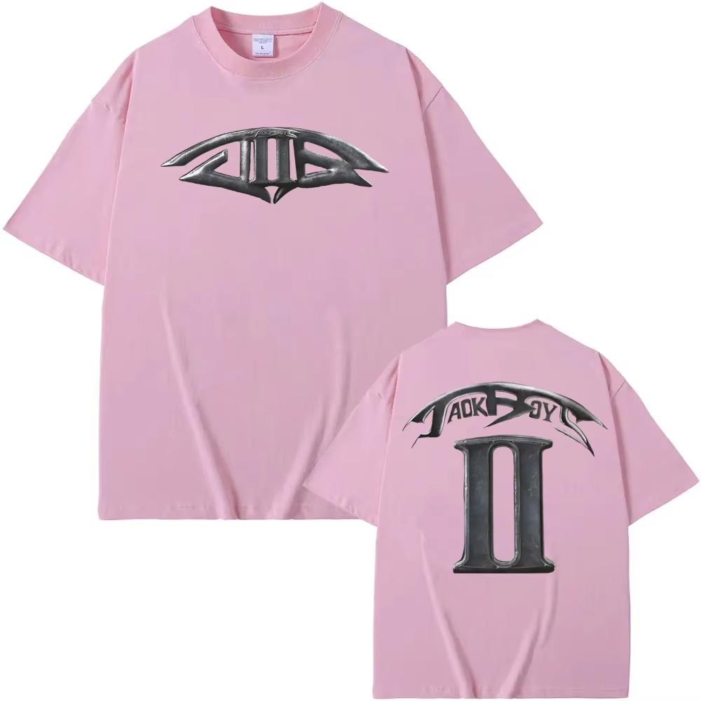 Travis T-shirt Nadruk Graficzny Hip Hop Bawełniany Scott T-shirt Krótki Rękaw Gotycki T-shirt Unisex Amerykański Raper Męski/damski Top