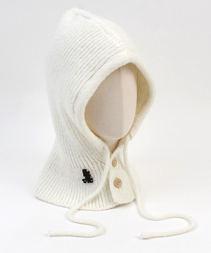 Yunibeosyeolkemiseuteuli Wool Knit White Open Balaclava