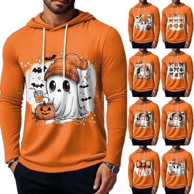 Herren-Sweatshirt, locker, einfarbig, für den Außenbereich, warm, atmungsaktiv, T-Shirt-Oberteil
