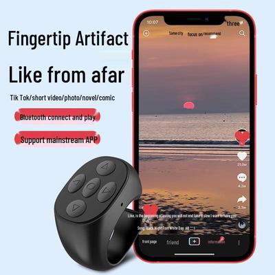 Bluetooth Ring Selfie-Fernbedienung für Mobiltelefone (Kompatibel mit Kuaishou & Douyin)
