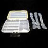 Waterproof Tackle Box Fishing Tackle Container Box Fishing Storage Box Fish Lures Organizers Box with Removable Dividers