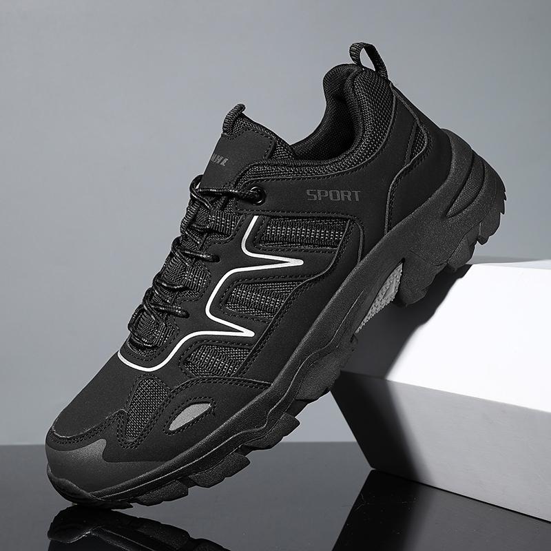 

Running Shoes Mountain Climbing Shoes Breathable N-slip Outdoor Sports Sneakers 36 чёрный