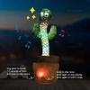 Dancing Cactus EducationToy Repeat Talking Songs Wriggle Plush Singing Toy Kids Baby Christmas Gifts Interactive Stuffed Plushie