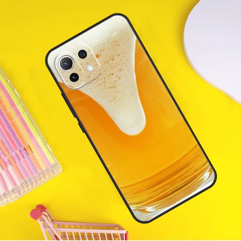 A Glass of Beer Alcohol Cover For Xiaomi 14T Pro 11T 12T 13T 13 14 Ultra POCO X7 Pro X3 X5 F3 F5 F6 M6 X6 Pro Case