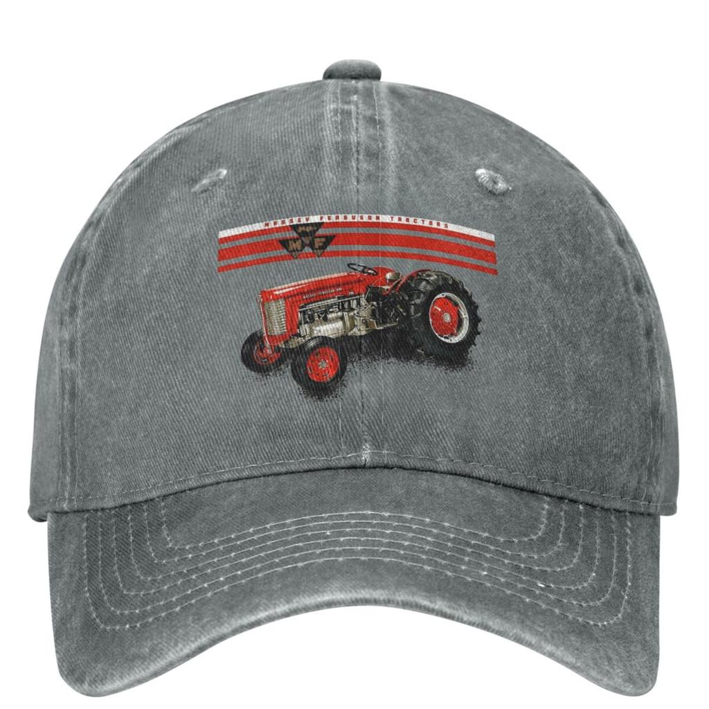 Traktor Landwirtschaft Logo Gewaschene Baseballkappe Massey Ferguson Street Style Hip Hop Papa Hüte Sommer Unisex Unisex Fitnessstudio Snapback Kappe