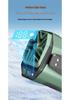 Portable Rechargeable Neck and Waist Fan with Large Capacity, Outdoor Lighting, and Long Battery Life
