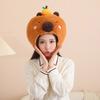 Plüschkapuze Tiermütze für Jungen Mädchen Atmungsaktive Capybara Kopfbedeckung Foto Requisiten für Karneval Rollenspiele Ostern Weihnachten Halloween Kostümzubehör