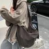 Retro Autumn and Winter Dumpling Bag Shoulder Bag Unisex Handbag Large Capacity Canvas Bag Harajuku Idle Sle Tote Bags for Women