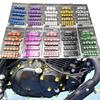 30Pcs Motorcycle Screw Decoration Cover Matte Plating Cap for Car Motor Scooters Electric Colored Nut Cover Accessories