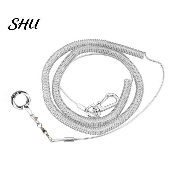 Bird Traction Rope Parrot Leash Easy to Use Stretchable Wear-resistant Elastic Detachable Towing Small Pet Lightweight Flying Training for Walk Pets