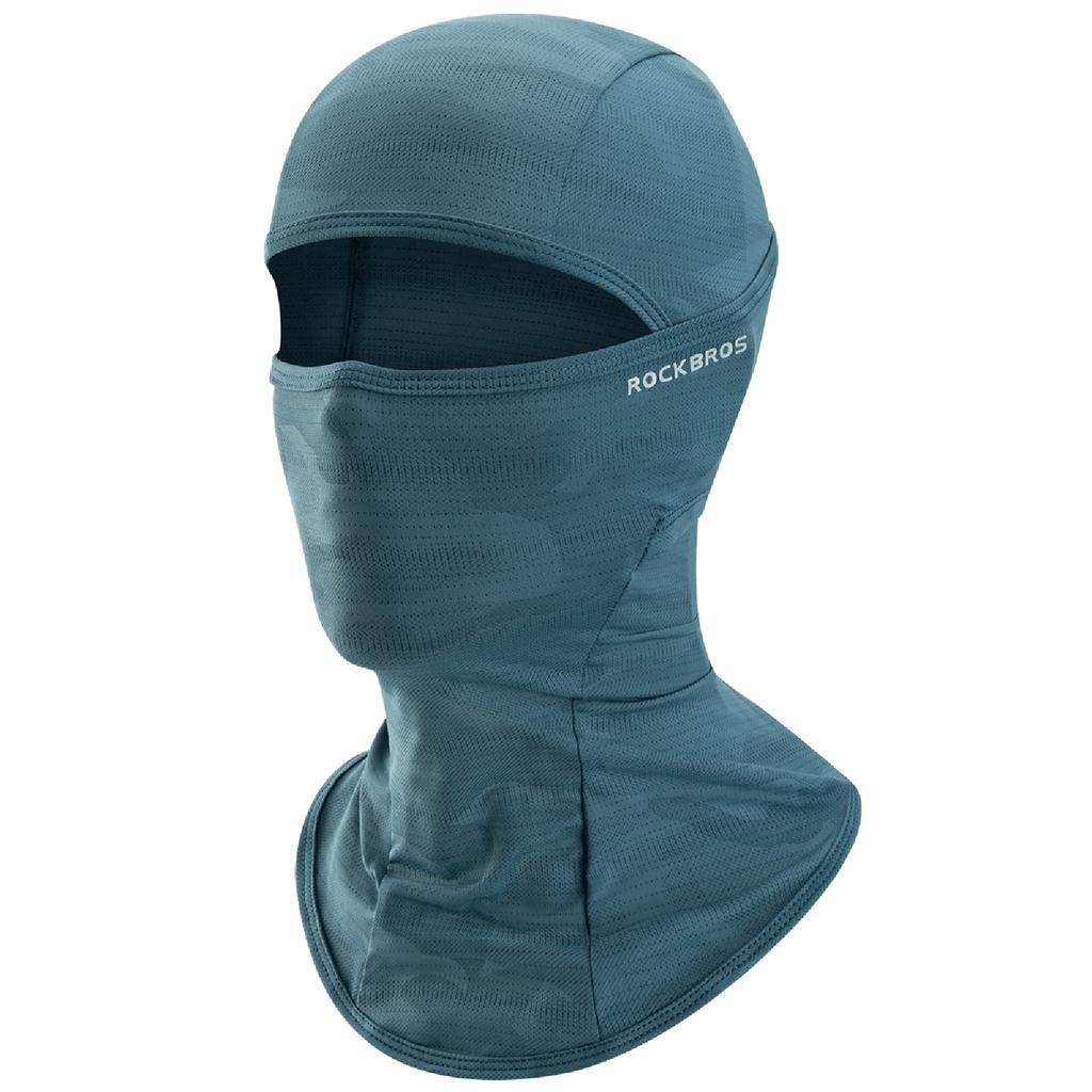 [ROCKBROS] Balaclava for Summer, Cool Face Cover, Balaclava, UV Protection, Sun Protection, Not Stuffy, Breathable, Thin, Sweat Absorbent, Quick