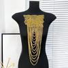 Pair Of Sequins Fringe Shoulder Patches For Party Attire Comfortable Long Wear Decorative Accent