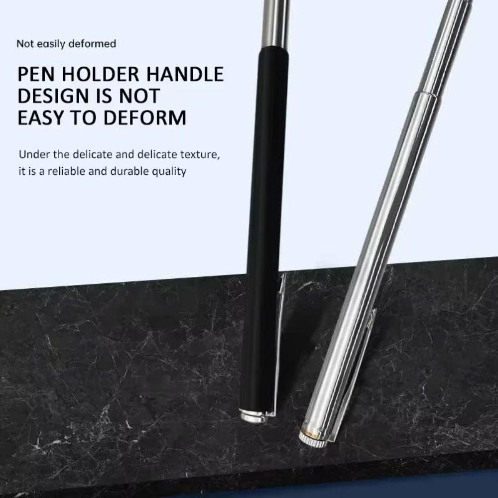 Adjustable Snake Hook Retractable Long Handle Reptile Catcher Stainless Steel Rounded Head Snake Catching Tool Professional Use