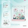 Idea Camellia Flower Secret Box Micro Diamond Building Block Carnation Sunflower Gardenia Nanobricks 3D Wall Brick Toy For Gifts