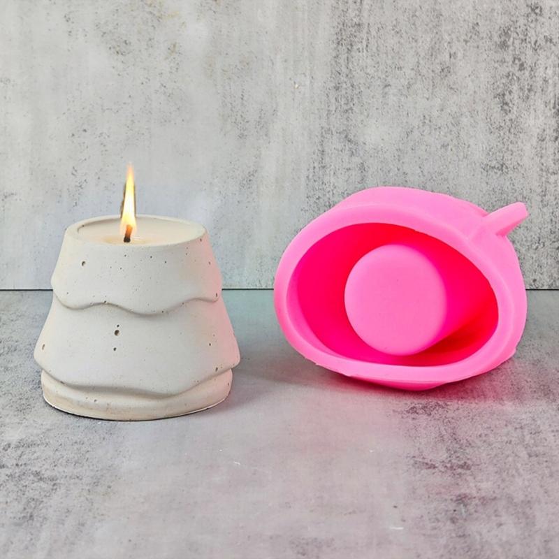 Resin Mold Casting Candlestick Delicate Silicone Mould for Planters Novelty Cup Silicone Mold Perfect for DIY Project