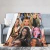 L-Lolas I-Indigos  Plush Blanket Girls Boys  Flannel Throw Blanket For Couch Bed Super Warm Design Bedspread Birthday Present