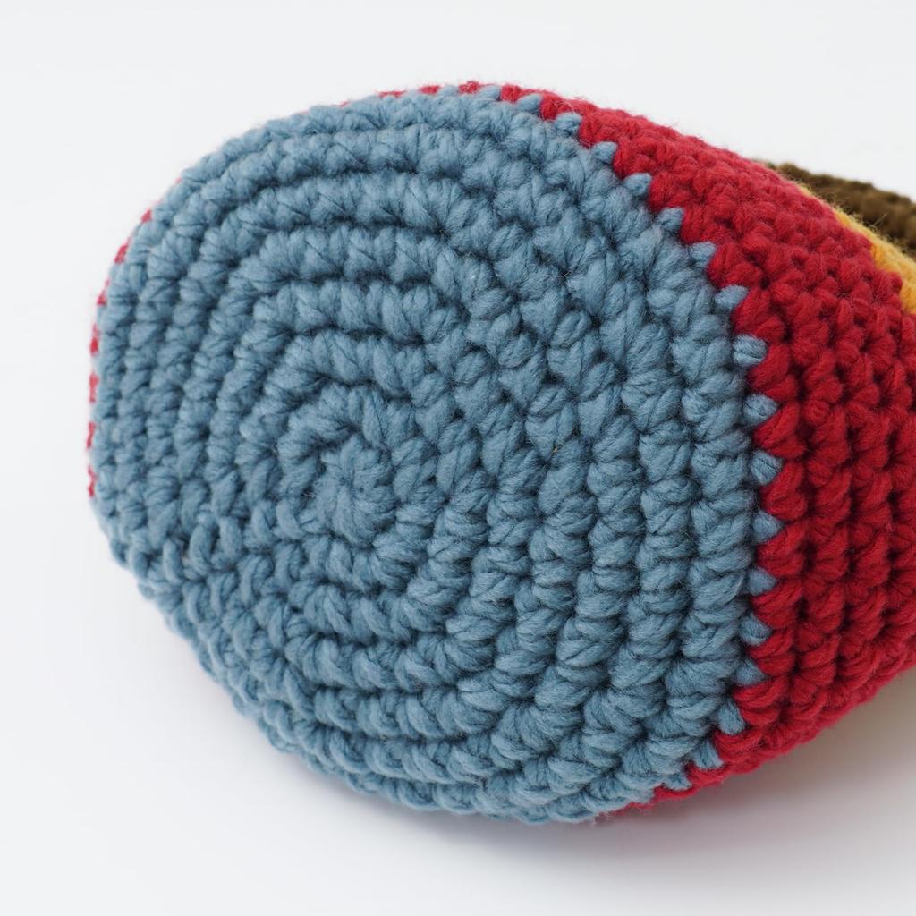 Raw Wool Knitting Kit #BC-5 Single Crochet Market Bag [Video Instructions]