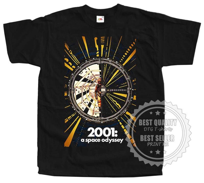 2001 A Space Odyssey T SHIRT v27 Movie Poster BLACK Sizes S to 5XL 2XL