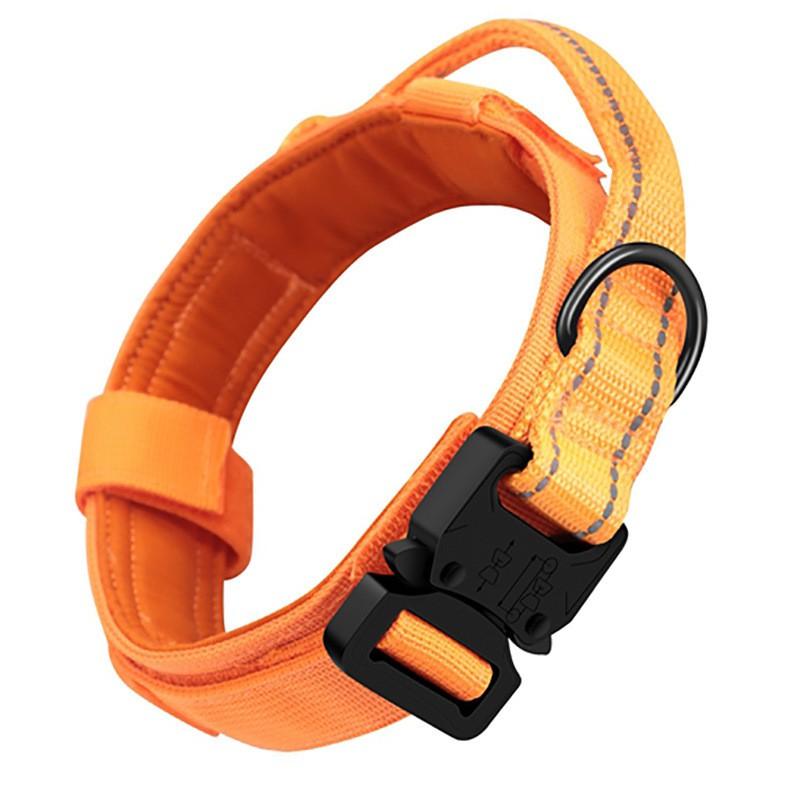 Tactical Nylon Dog Collar Military Training Medium Large Dogs Outdoor Pet