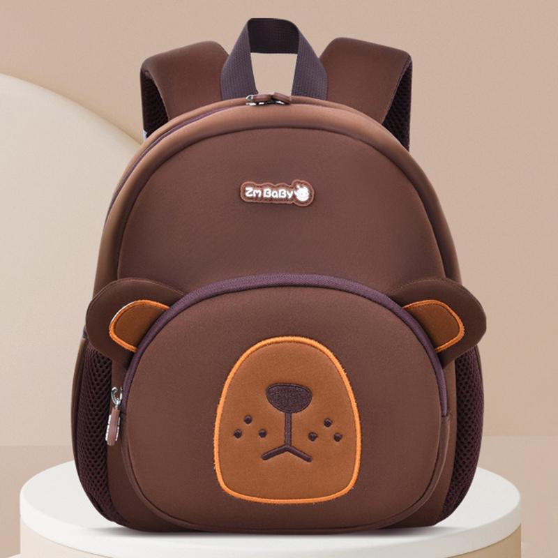 

Детский рюкзак, рюкзак с мультяшными животными, подходит для детей в возрасте от 1 до 6 лет, водонепроницаемый и дышащий мягкий плечевой ремень Small