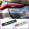 1 Stuks Metalen Auto Achterklep Logo Sticker Auto Carrosserie Zijspatbord Embleem Badge Voor F20 E36 E92 E87 E30 E46 E91 F31 X5 E53 E34 F11 E70 X1 X3 F25 E53 G20