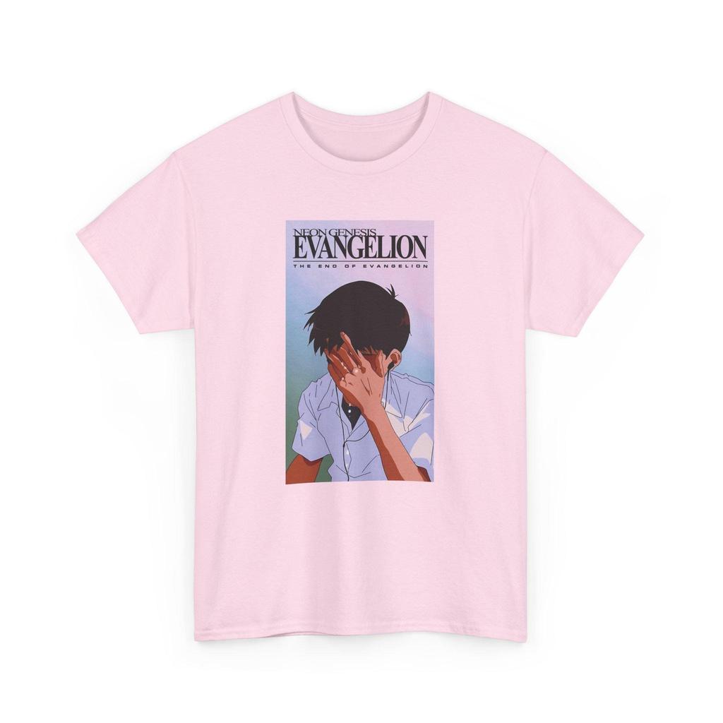 Neon Genesis Evangelion Anime End of Eva Printed Tshirt Unisexs and Womens Tshirt Unisexs Top Sports Tshirt 2026 Summer New Tee