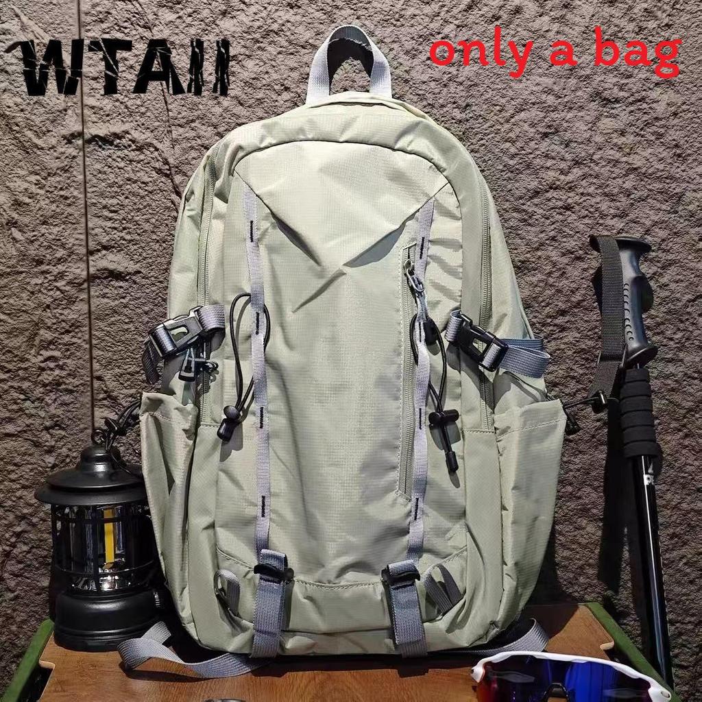 Outdoor Hiking Backpack 30l Waterproof Nylon Travel Daypack For Men Women