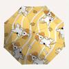 1pc Puppies Bones Automatic Folding Umbrella Portable Collapsible Design, 8-Rib Iron Frame, Durable Fabric, All-Season Casual Outdoor 148