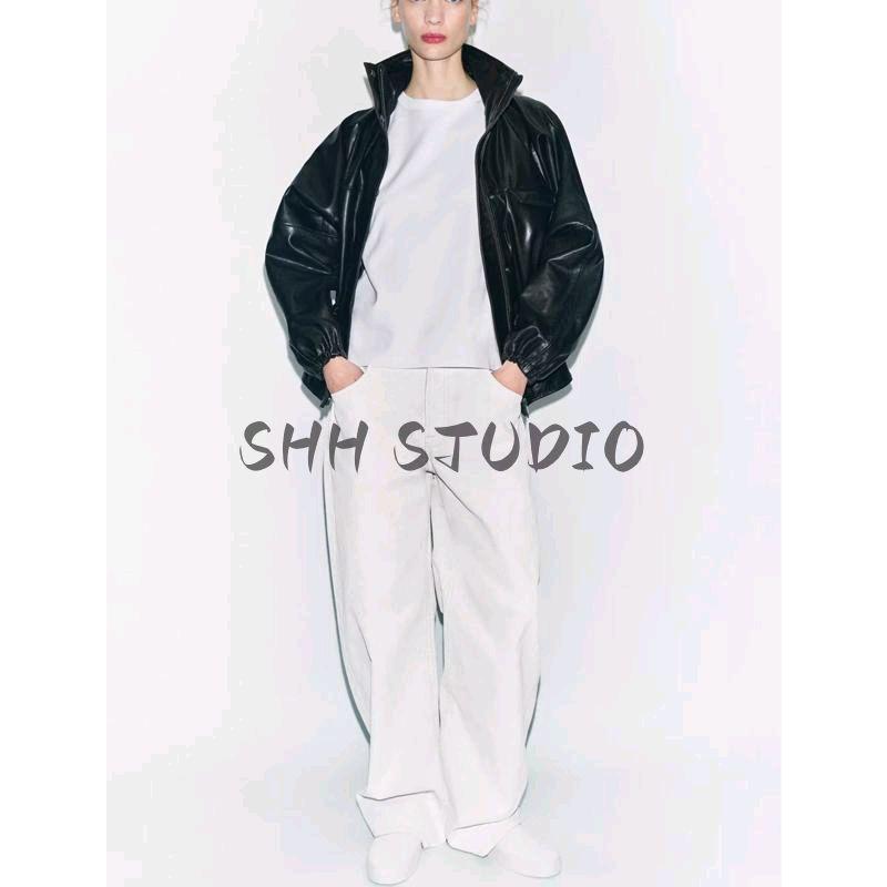 Spring New Women's Retro Versatile Multi-Color Double-Sided Cloth Slim-Fit Short-Sleeved round Neck T-shirt 4174378