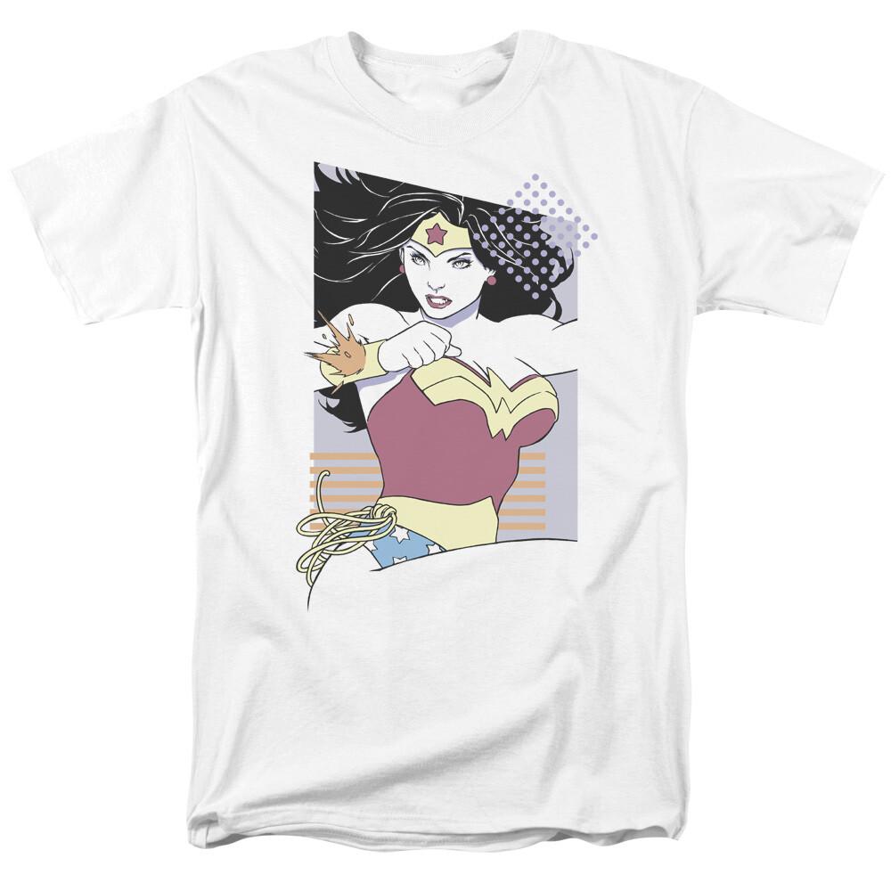26 Wonder Woman WW 805 Minimal T Shirt Licensed Comic Book Movie Tee White Unisex T-Shirt L