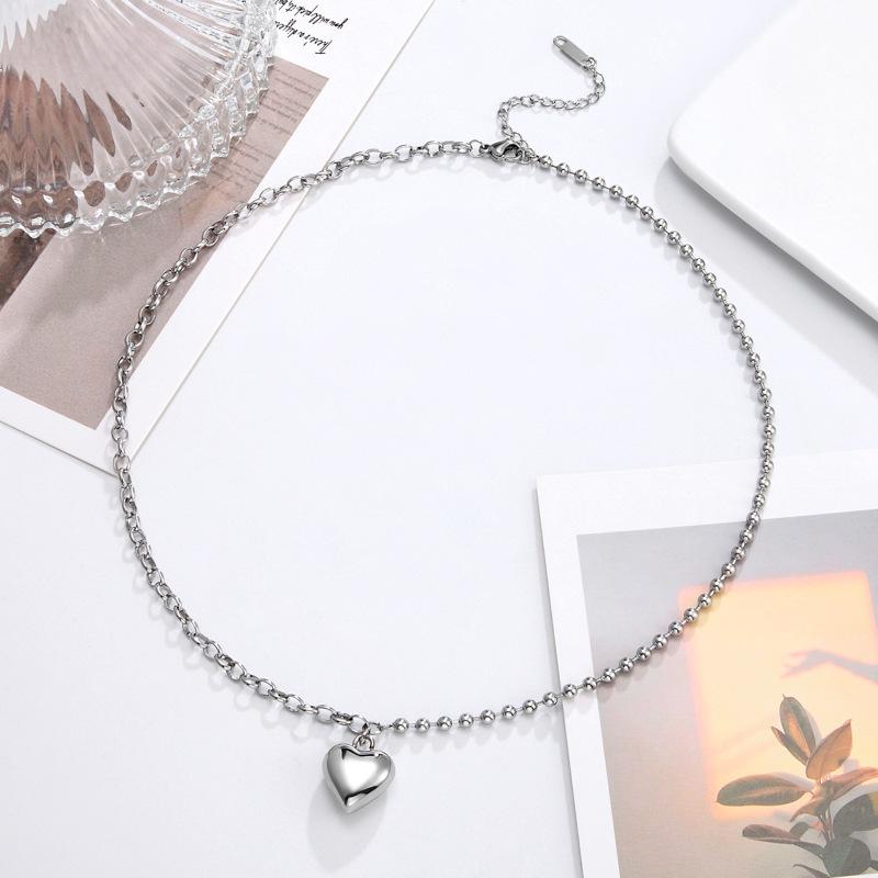 Simple Love Pig Nose Necklace Ins Niche Design Collarbone Chain Female Premium Durable Quality Useful Practical