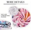 1pc Colorful Mushroom Blanket Skin-Friendly Soft Blanket Flannel blanket  New for Birthday Gift Home Sofa Chair Decoration