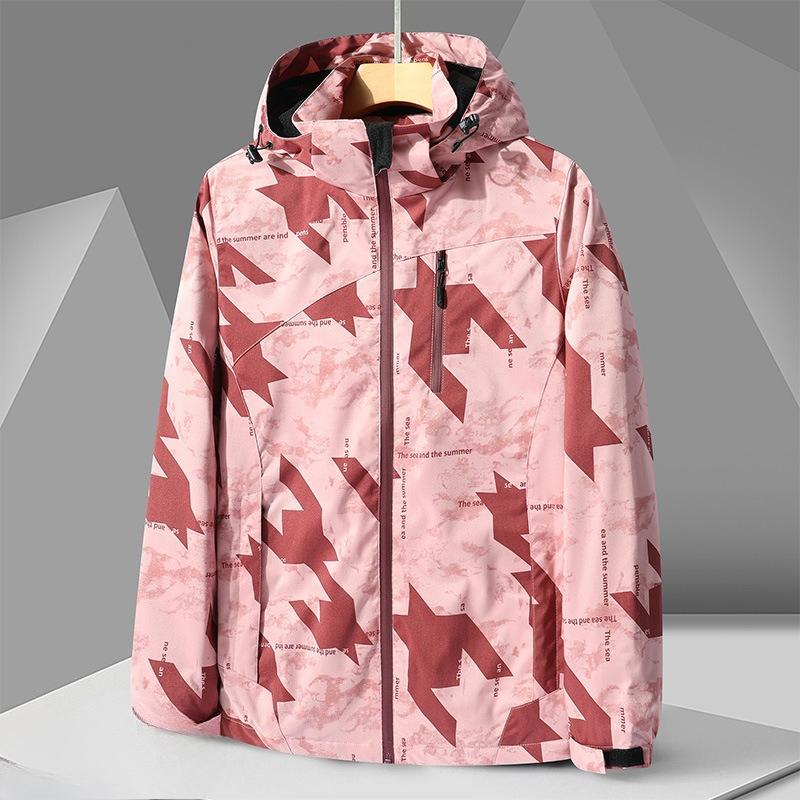 

Весенние пальто для мужчин и женщин, тонкие куртки, водонепроницаемые ветровки, повседневные съемные капюшоны, однотонные цвета для пар, для пеших прогулок для мужчин 3XL